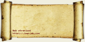 Jana Baćina vizit kartica